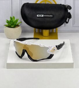Sports Edition JAW BREAKER (Black,White-Gold) UV- 400 Protection